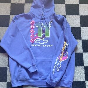 Purple Chevrolet Racing Hoodie